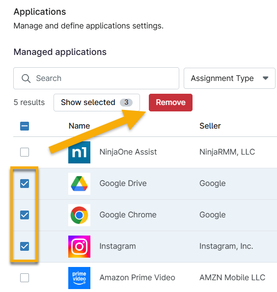 eliminare in blocco le applicazioni.png